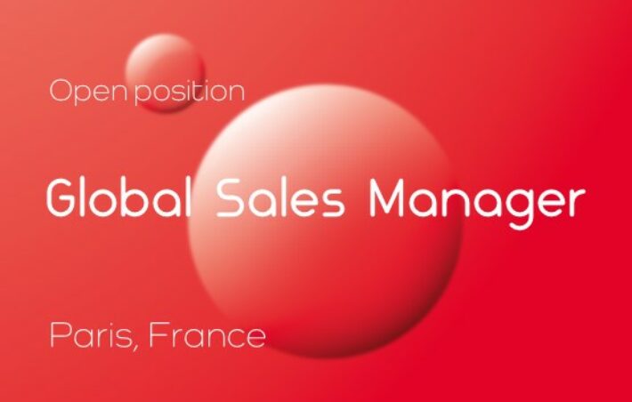 Open position: Global Sales Manager (Paris)