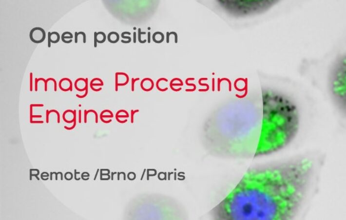Open position: Image Processing Engineer (Brno/Paris)