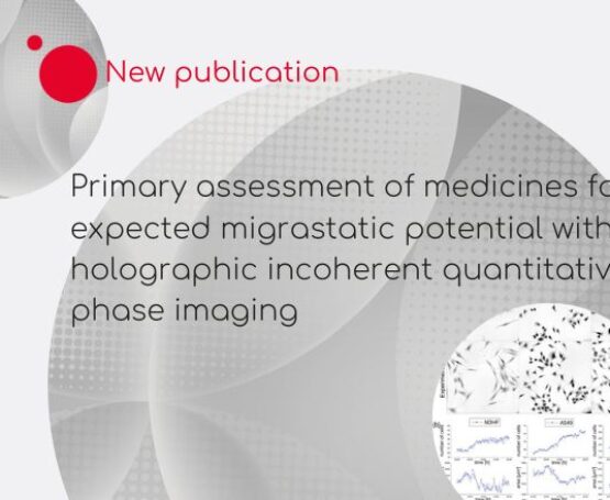 Primary assessment of medicines for expected migrastatic potential with holographic incoherent quantitative phase imaging